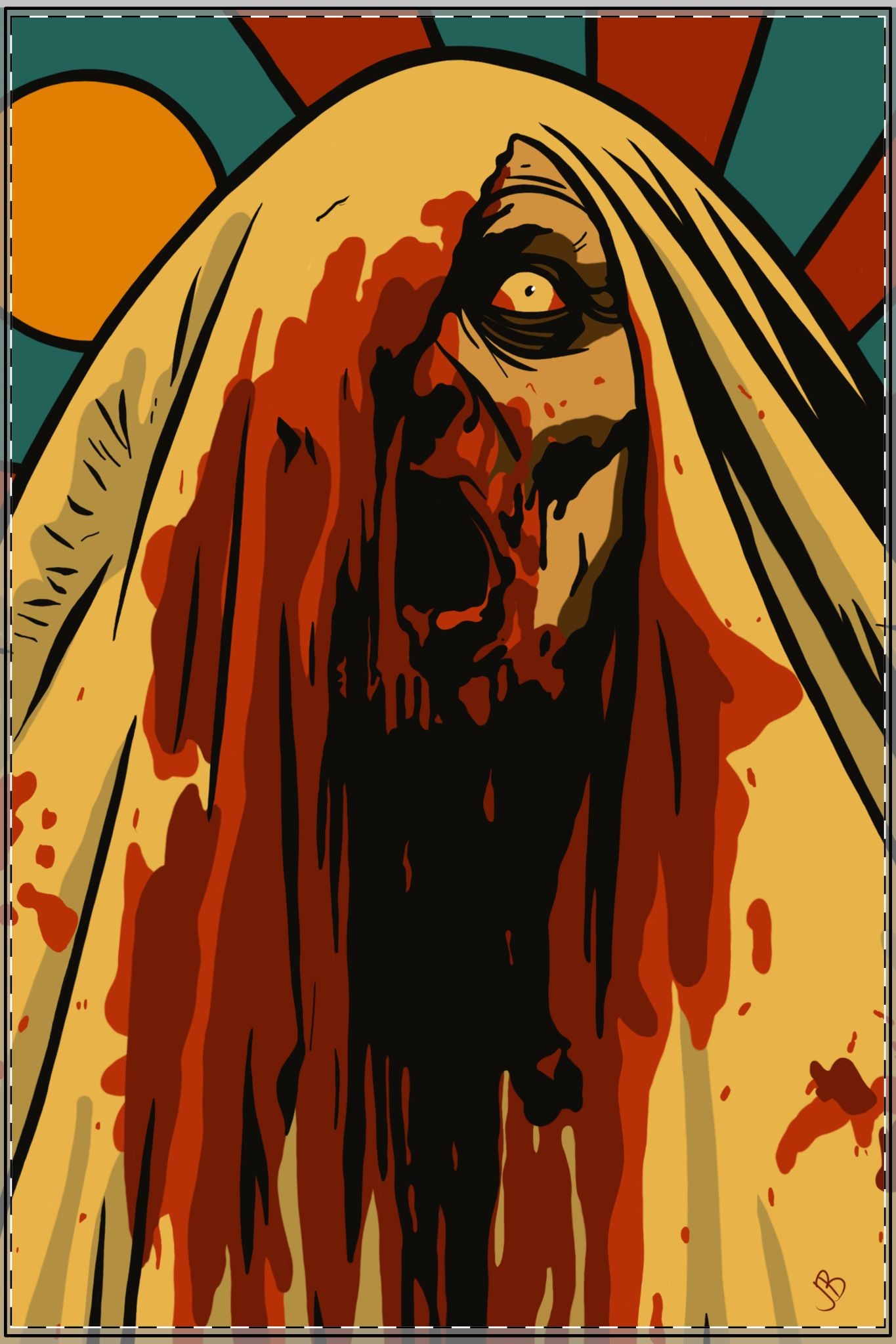 The Conjuring Exorcism- Satin Print