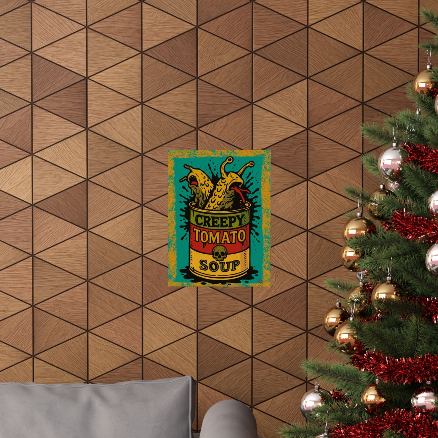 Creepy Tomato Soup Poster Print