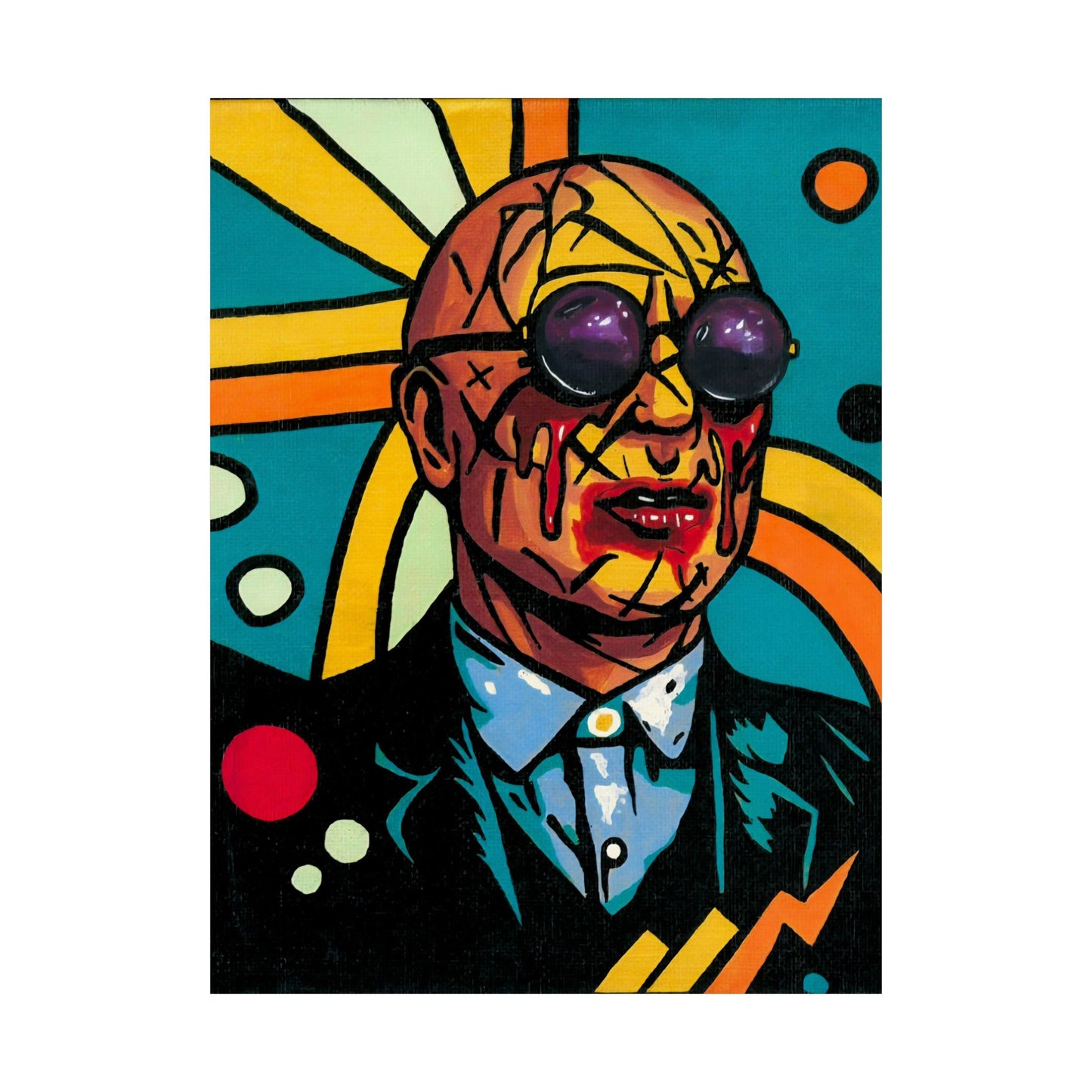 Tom Goggles Poster Print