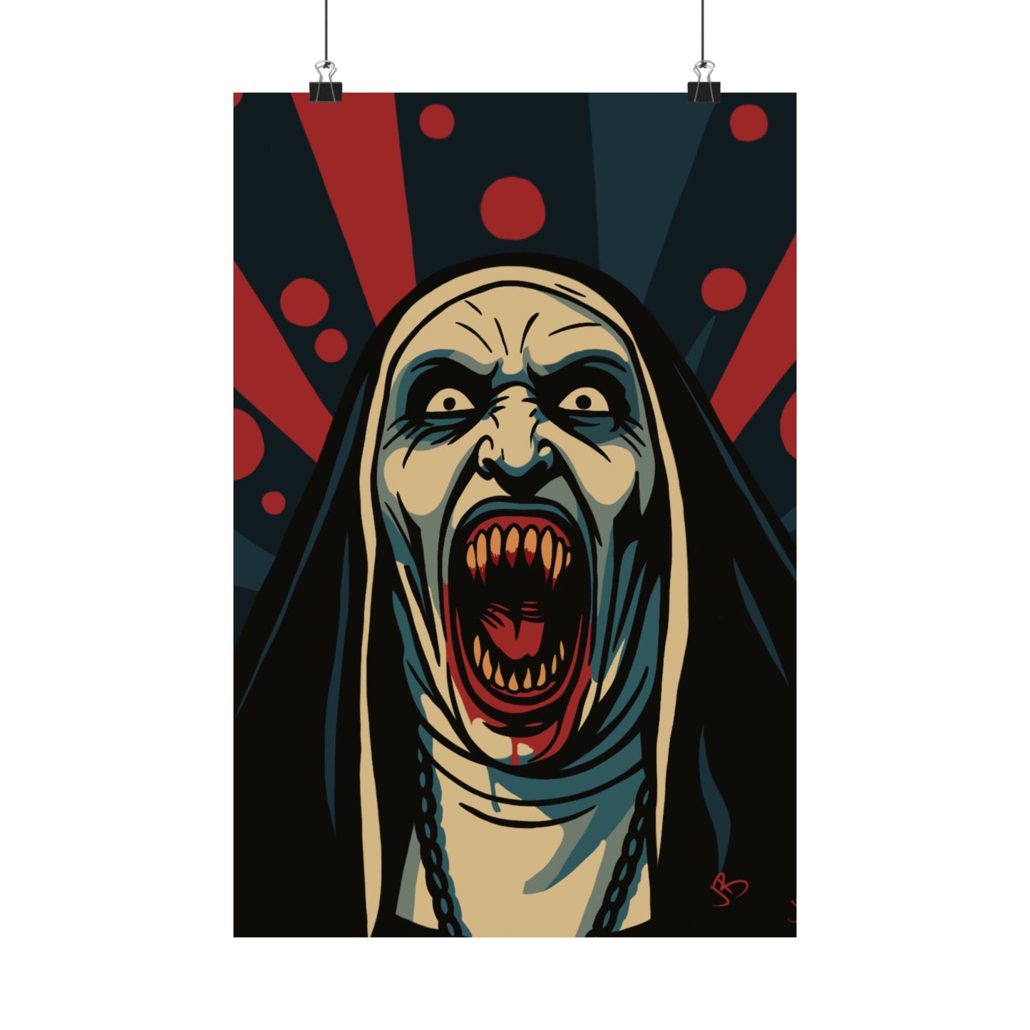 Valak The Nun Poster Print