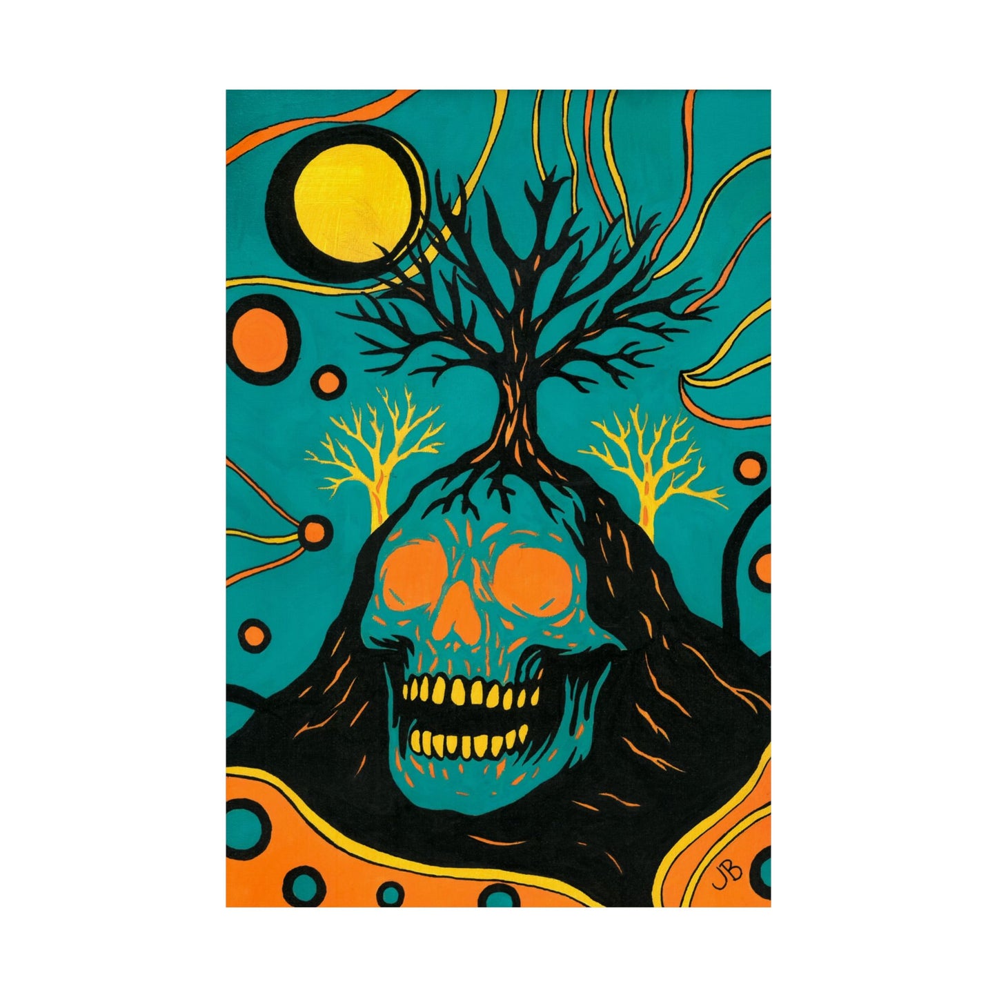 Skull Hill Poster Print
