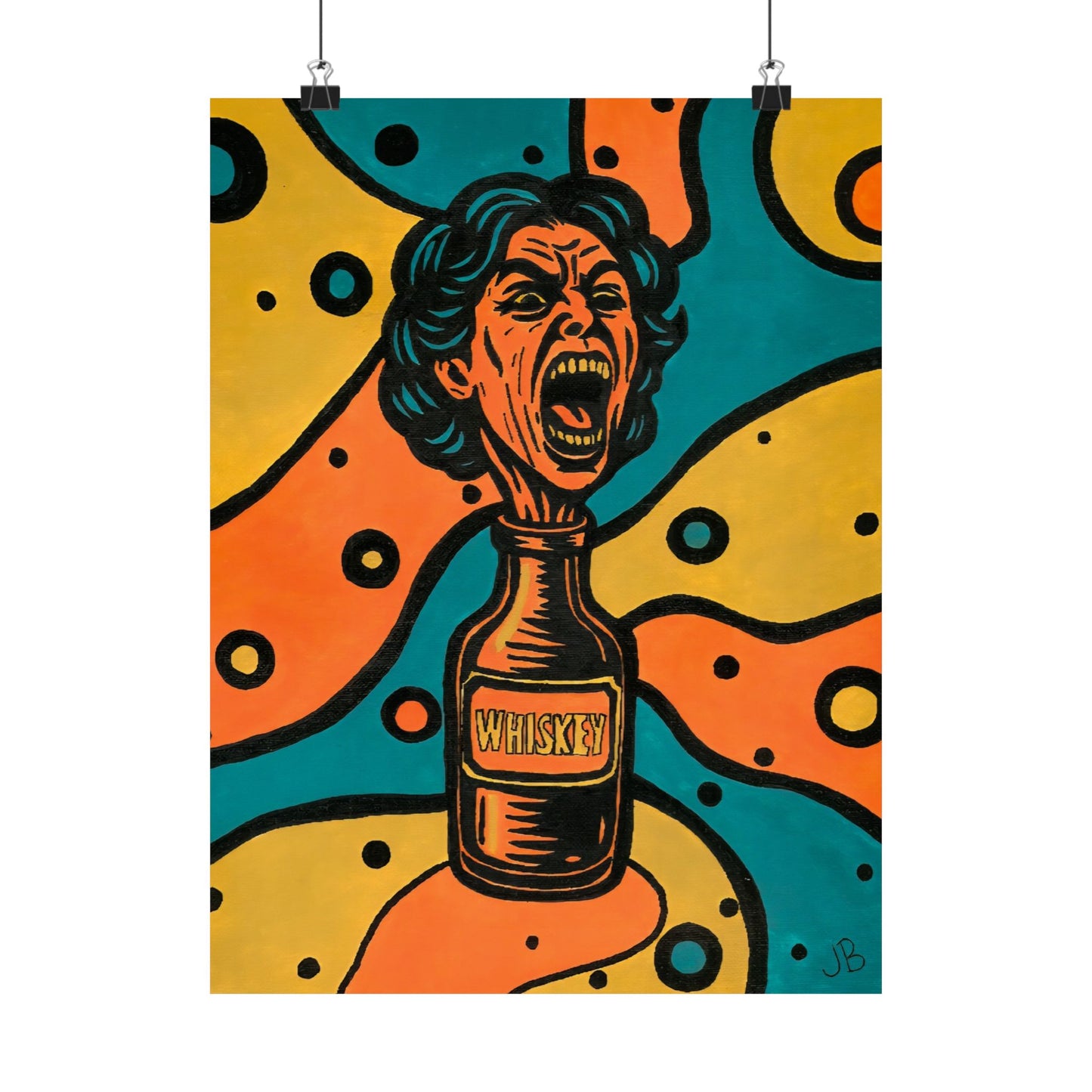 Whisky Nightmare Poster Print