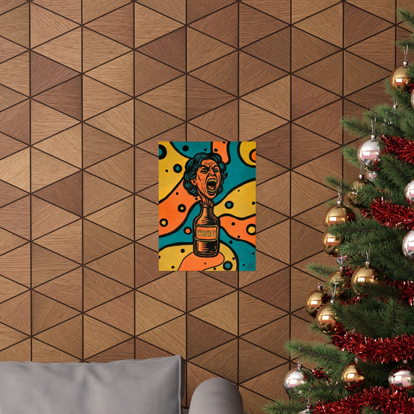 Whisky Nightmare Poster Print